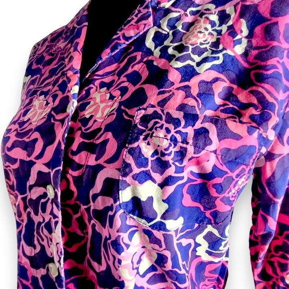 Vera Bradley 2-pc Long Sleeved Floral 100% Cotton Pyjama Set - Picture 3 of 14